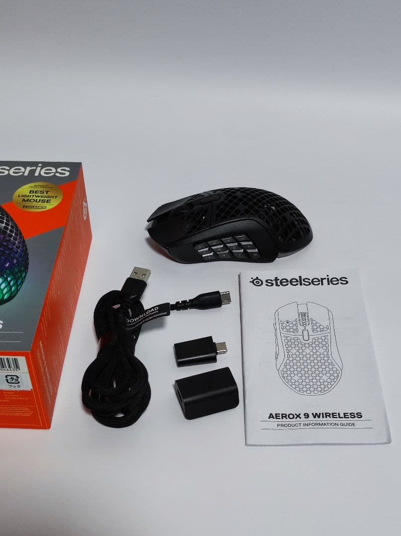 steelseries aerox 9 wireless ゲーミングマウス