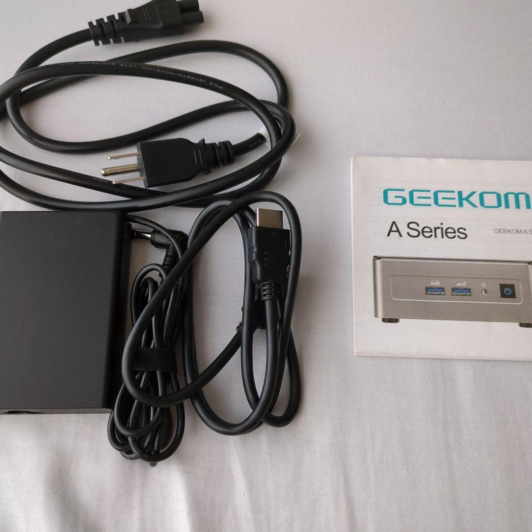 GEEKOM ミニPC A5 ＆簡易モニター・キーボード・トラックボールマウス)
