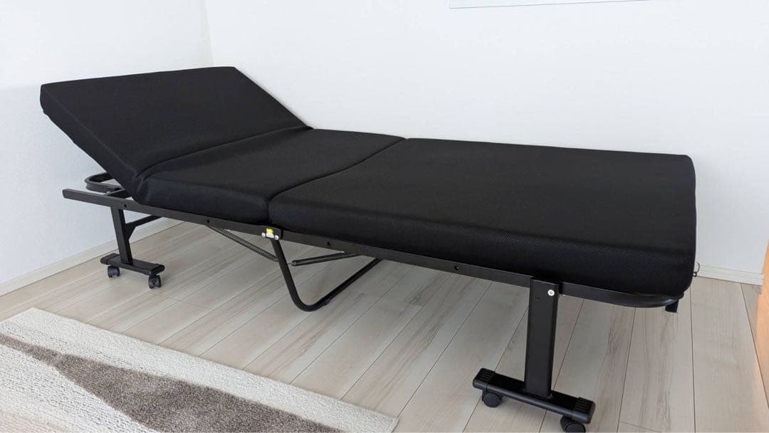 折りたたみベッド ブラック　KRH 引き取り限定