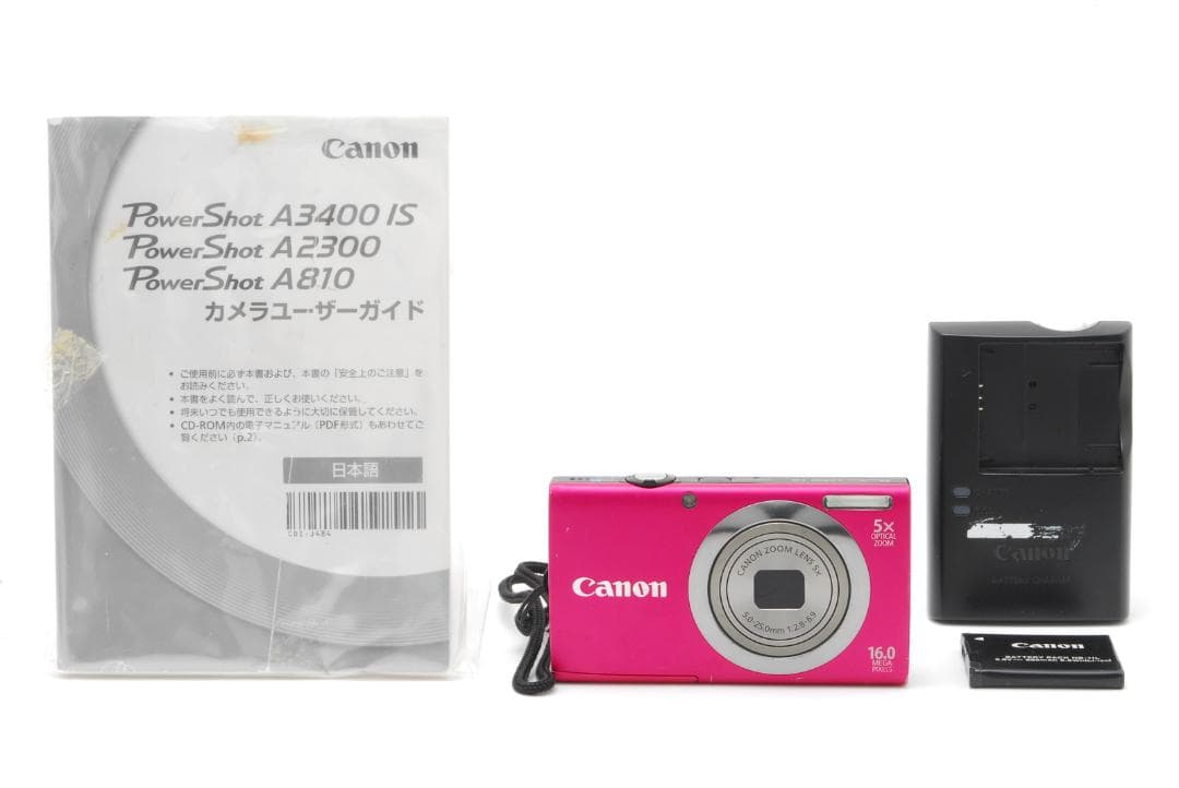 Canon PowerShot A2300 ピンク 動作確認済み