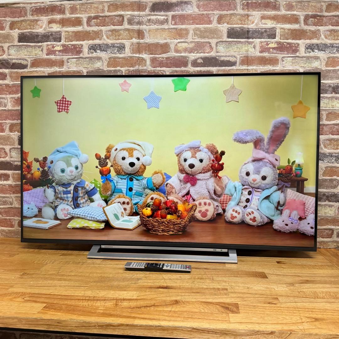 東芝 55V型 4Kチューナー内蔵 液晶テレビ レグザ 55M530X W録画○