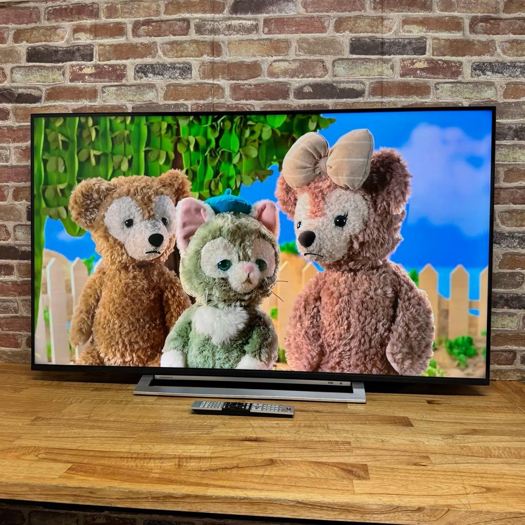 東芝 55V型 4Kチューナー内蔵 液晶テレビ レグザ 55M530X W録画○