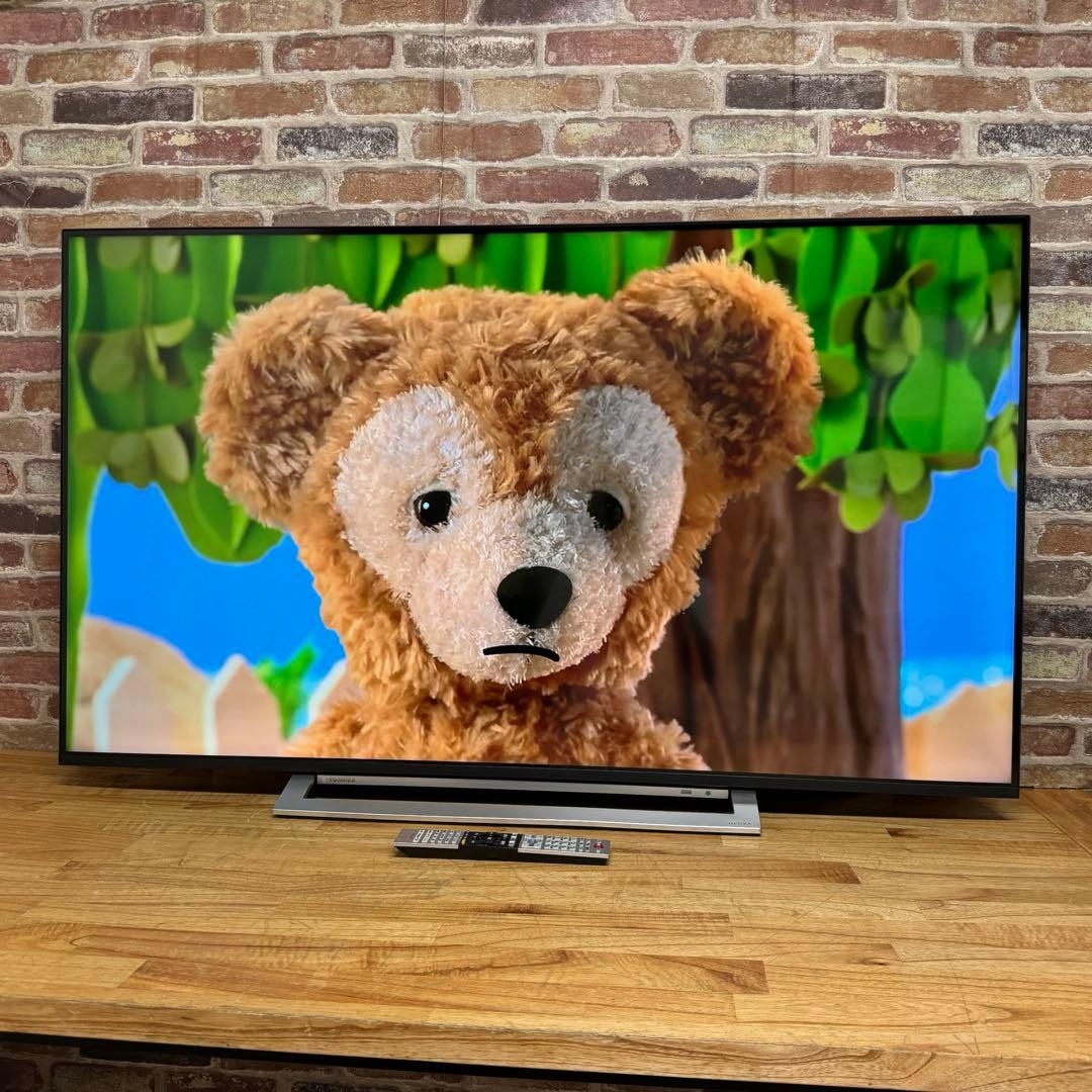 東芝 55V型 4Kチューナー内蔵 液晶テレビ レグザ 55M530X W録画○