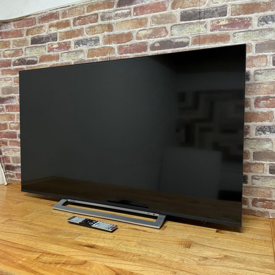 東芝 55V型 4Kチューナー内蔵 液晶テレビ レグザ 55M530X W録画○