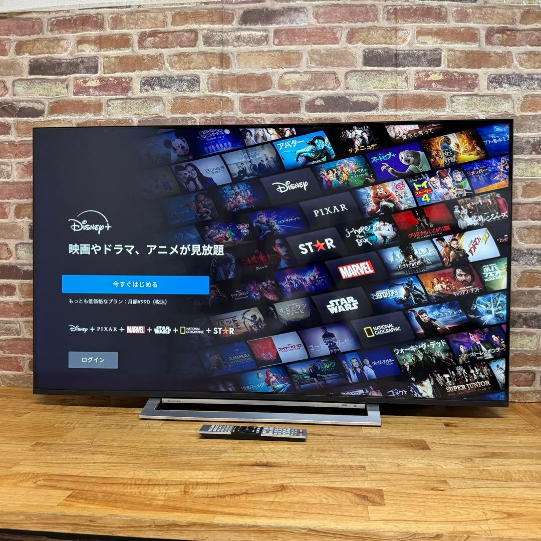 東芝 55V型 4Kチューナー内蔵 液晶テレビ レグザ 55M530X W録画○