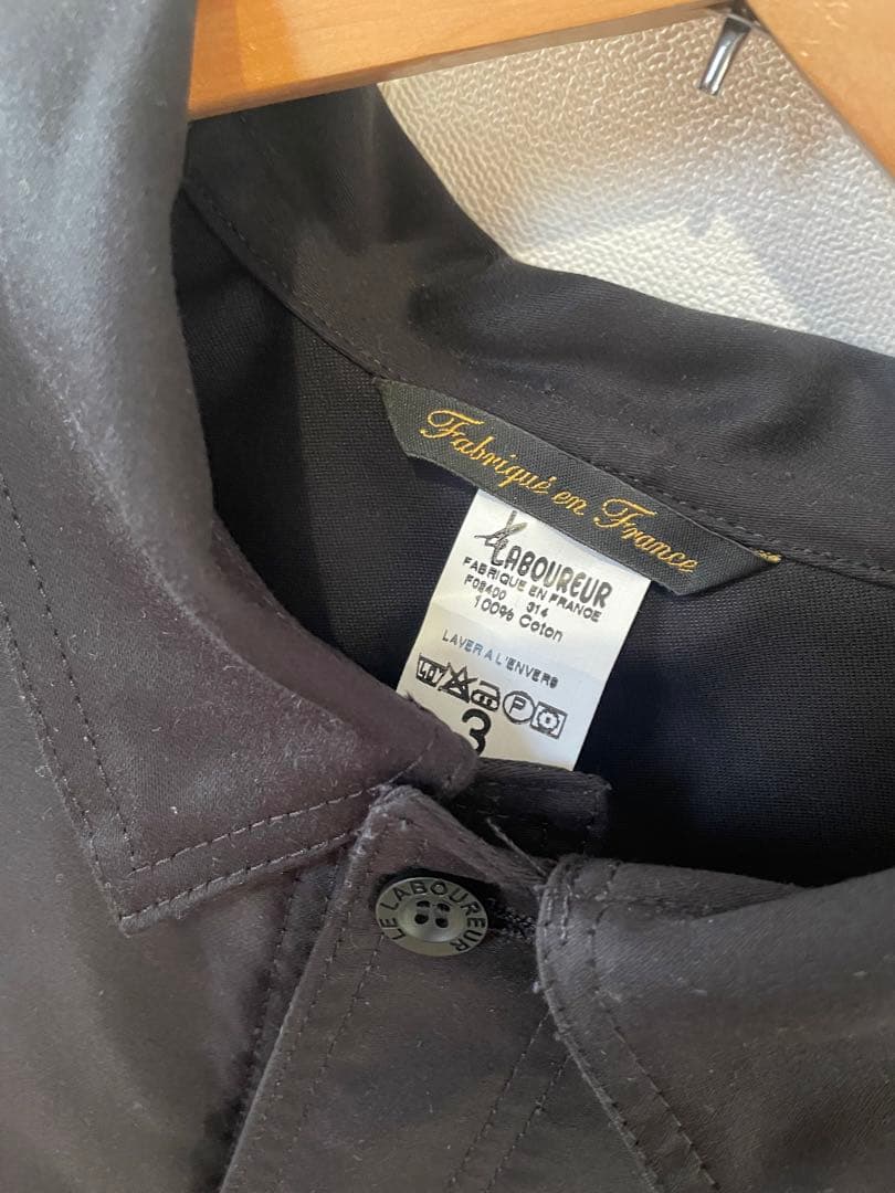 【新品】LE LABOUREUR モールスキンカバーオール サイズ3