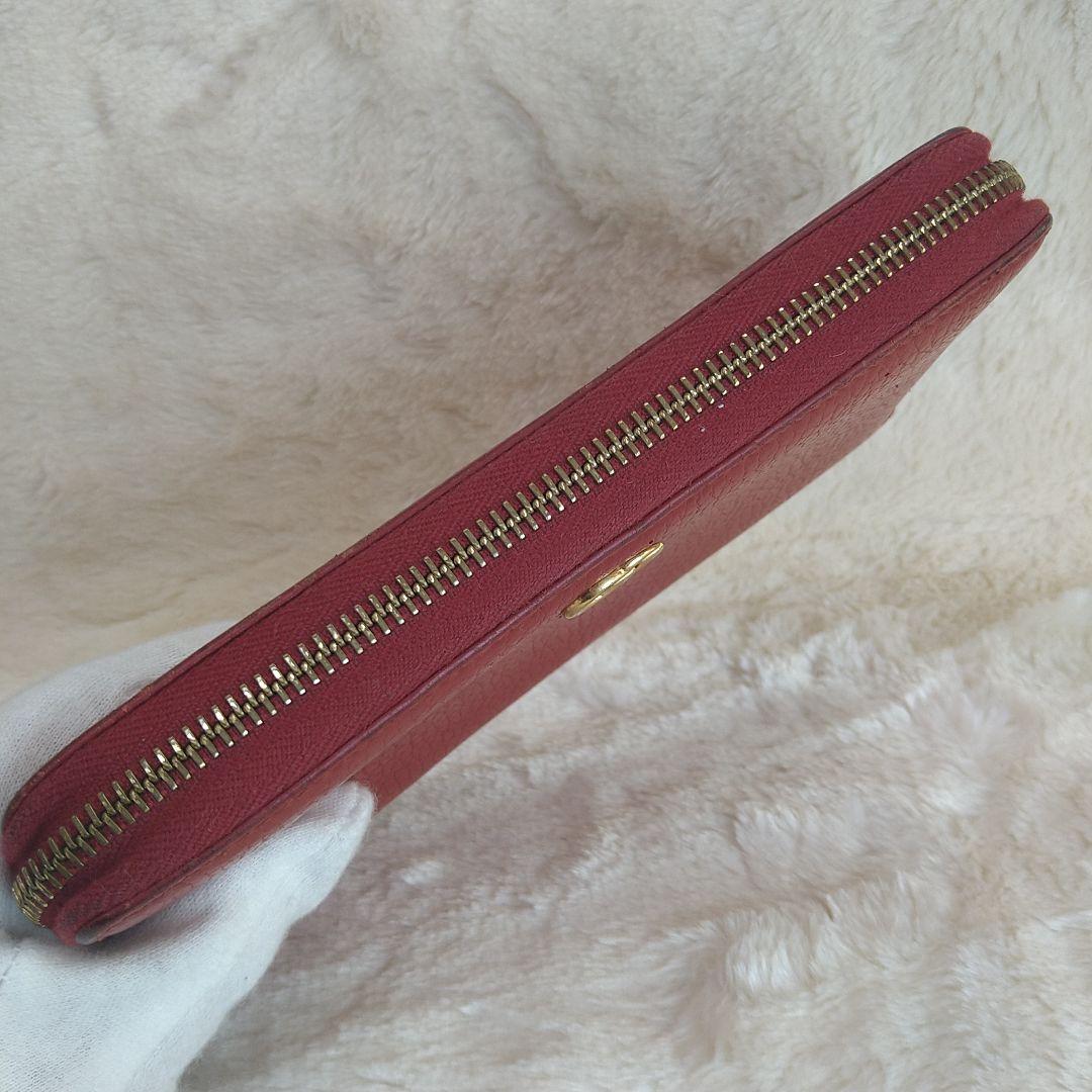 GUCCI 長財布 GGマーモント ジップアラウンドウォレット