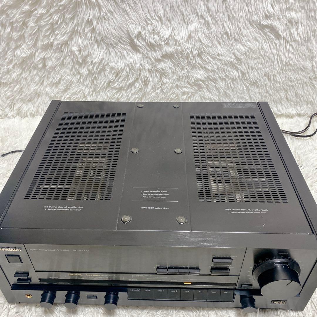 【希少モデル】 Technics SU-V100D プリメインアンプ 木目