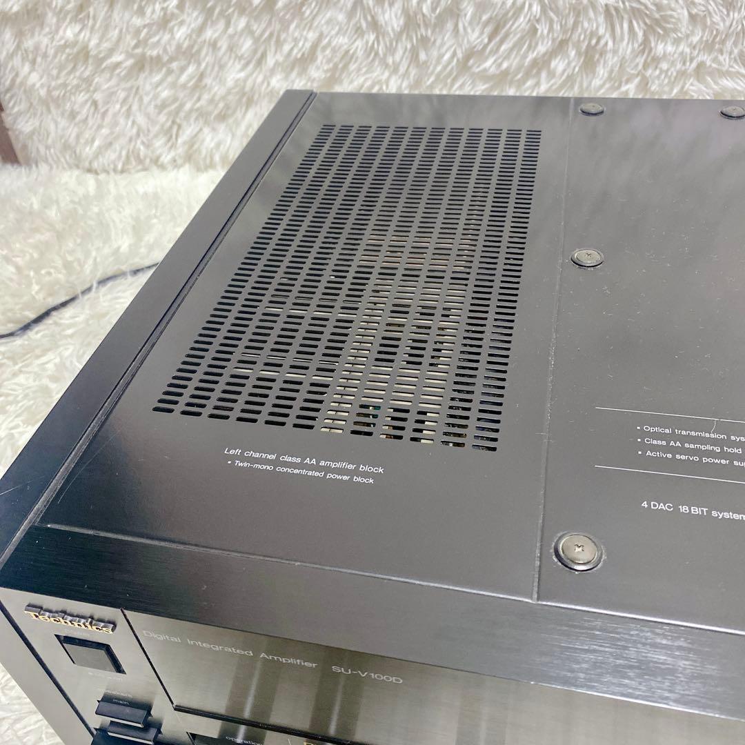 【希少モデル】 Technics SU-V100D プリメインアンプ 木目