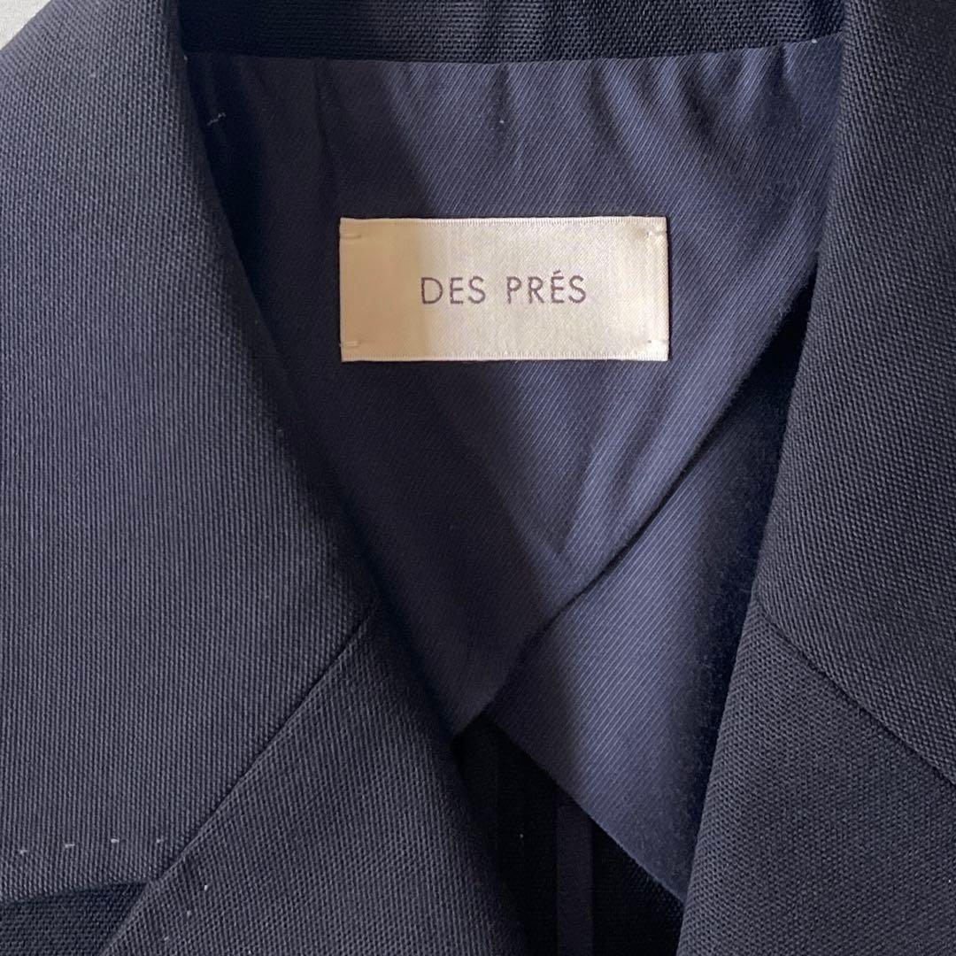 タグ付き デプレ ハードオックスフォード ダブルブレスト ジャケット 金ボタン