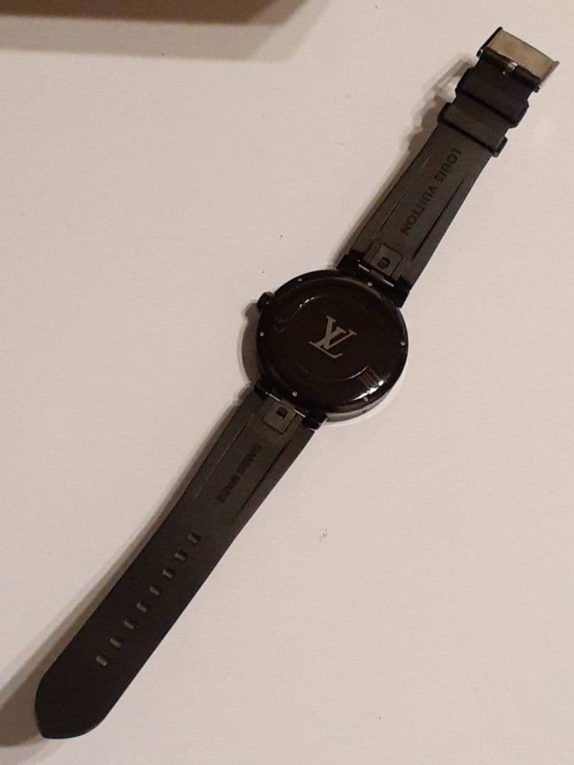 美品　ルイヴィトン タンブール ホライゾン QA002Z 腕時計