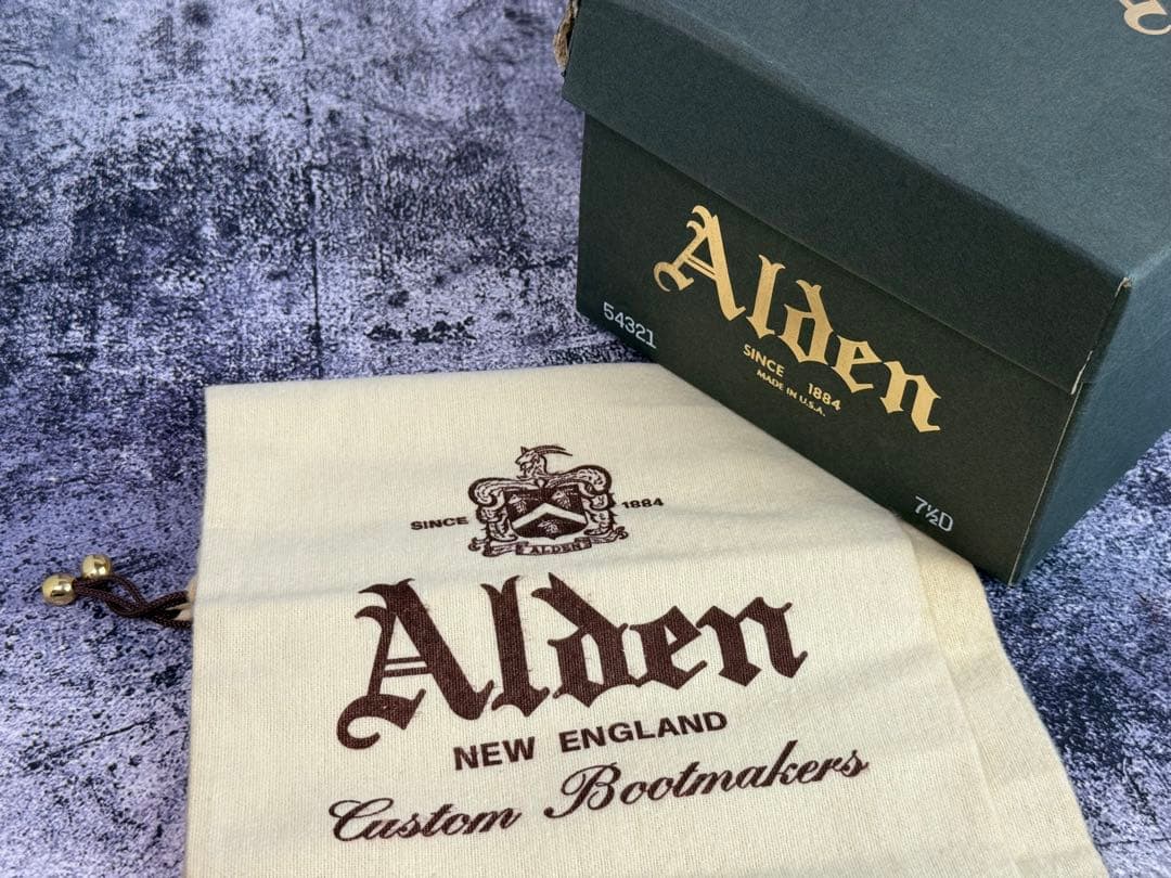 オールデン　コードバン　#54321　Vチップ　7.5D　モディファイドラスト