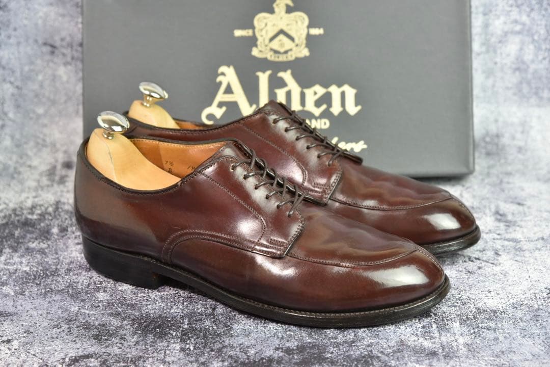 オールデン　コードバン　#54321　Vチップ　7.5D　モディファイドラスト