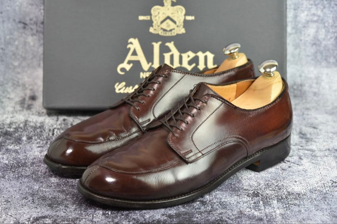 オールデン　コードバン　#54321　Vチップ　7.5D　モディファイドラスト