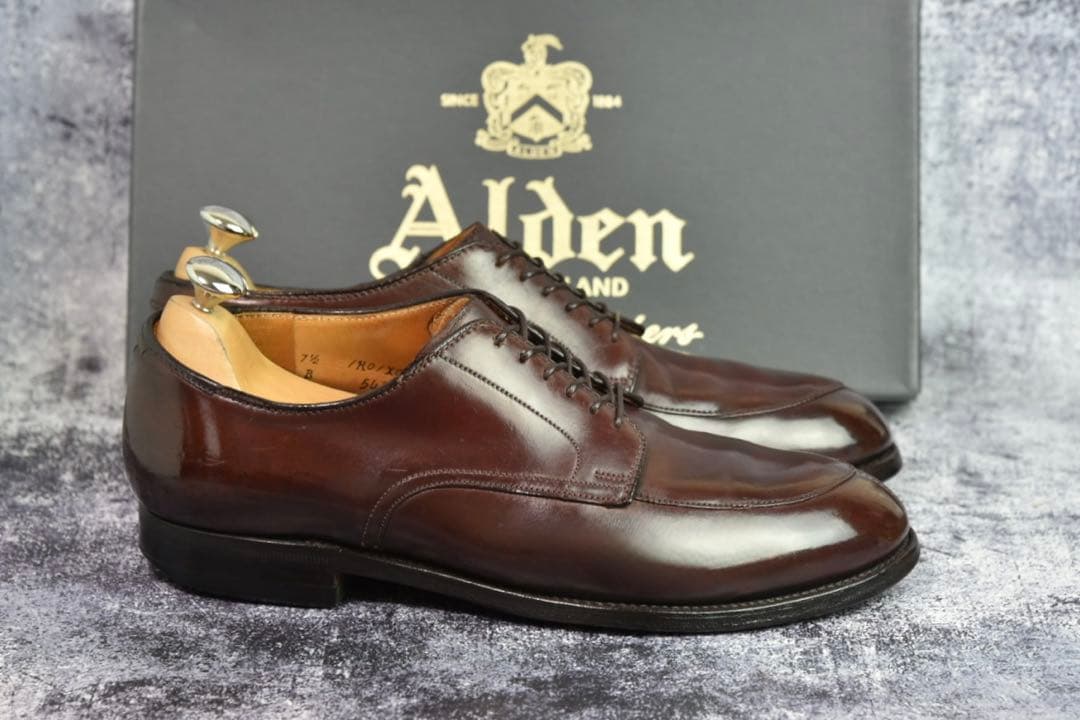 オールデン　コードバン　#54321　Vチップ　7.5D　モディファイドラスト