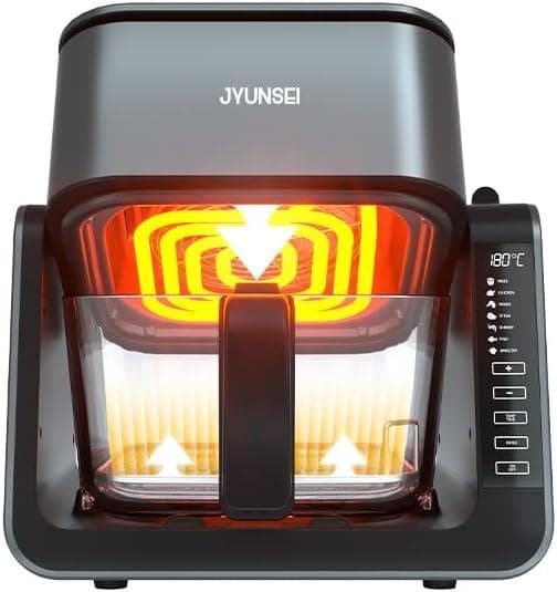 ノンフライヤー 2in1 エアフライヤー&グリルパン 4 L+1.5L 大容量