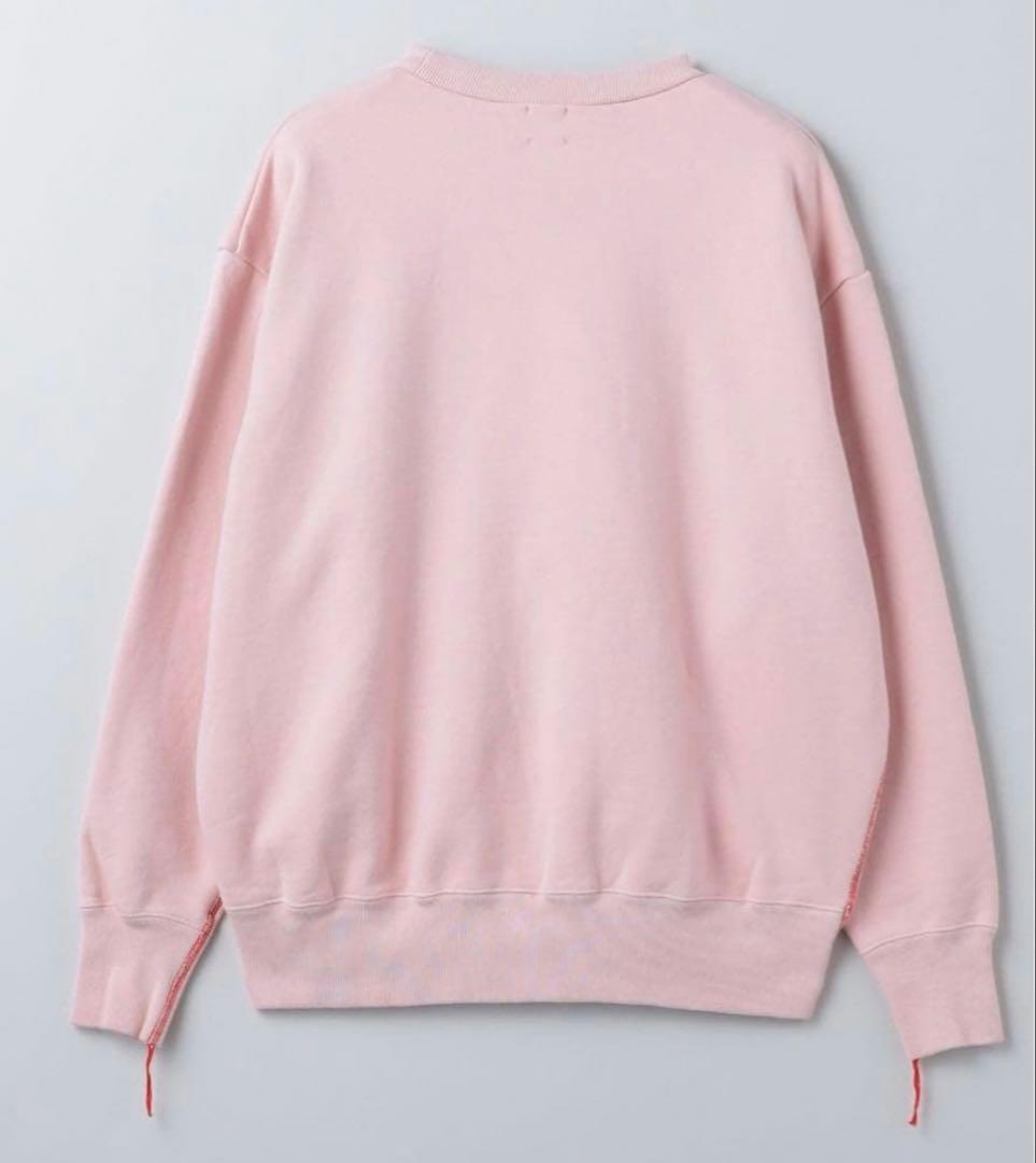 6（roku） カラーステッチクルーネックプルオーバー