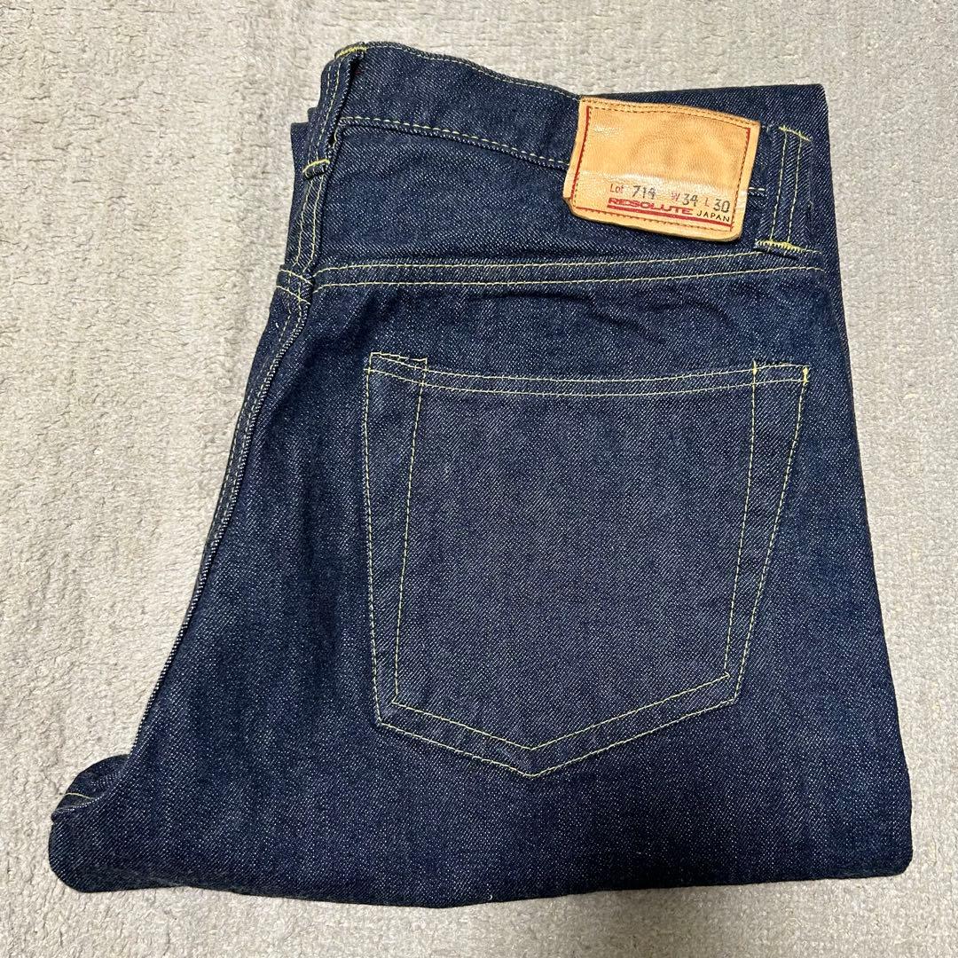 【試着のみ】RESOLUTE 714／リゾルト714／大戦モデル／W34 L30