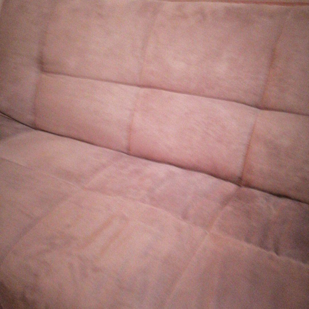 ソファベッド　ブラウン