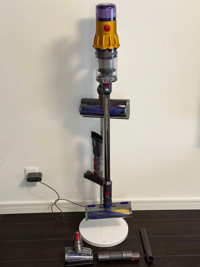 Dyson V12 Detect Slim Absolute 充電スタンド付き