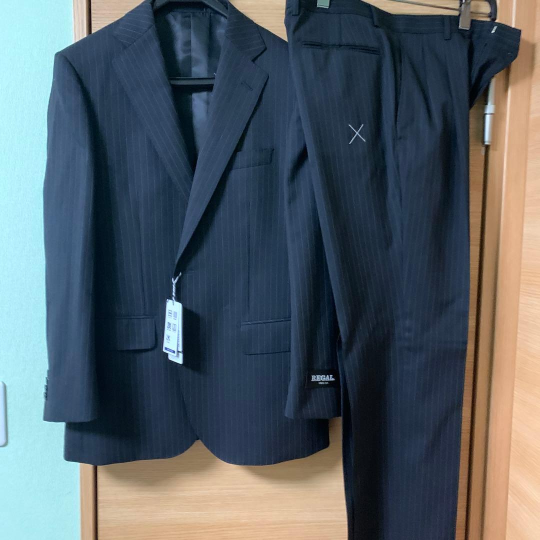 新品未使用REGALストライプ スーツ ジャケットとパンツA5