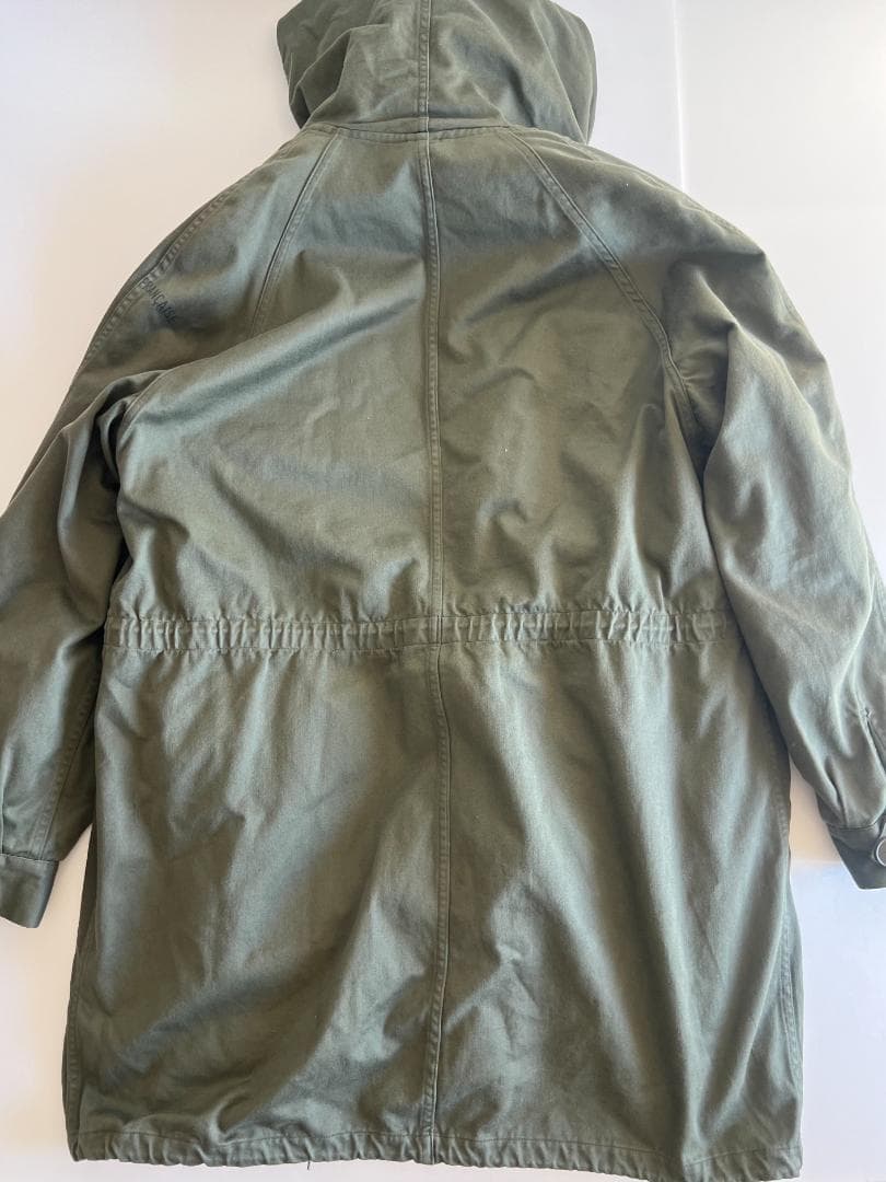フランス軍 実物 後継パーカーコート 92L ライナー付 オリーブ