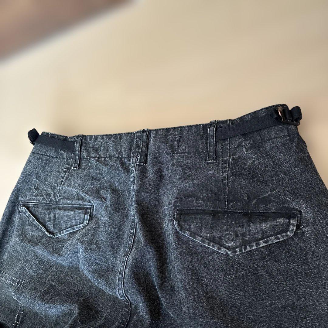 A PRESSE新品タグブラックデニムワイドアプレッセ