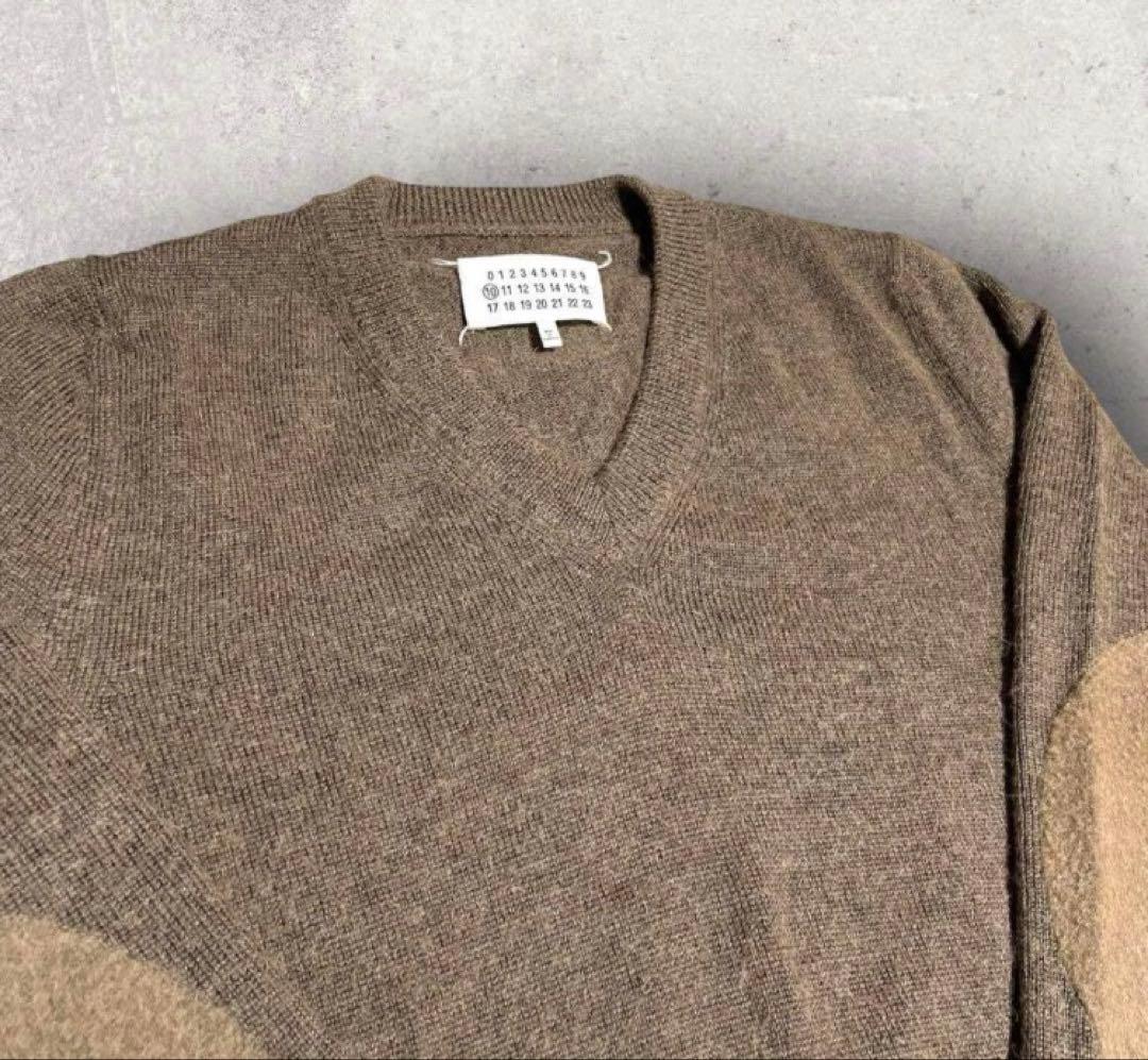 美品 Maison Margiela エルボーパッチ ウ　ニット 最終値下げ