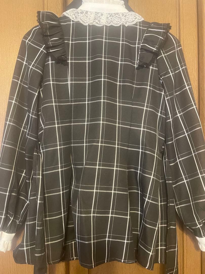 Secret Honey シーハニ リボンフリルセットアップ チェッククロ