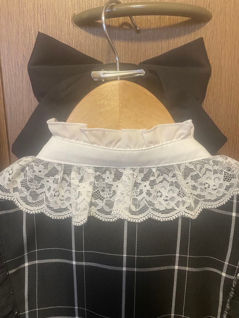 Secret Honey シーハニ リボンフリルセットアップ チェッククロ