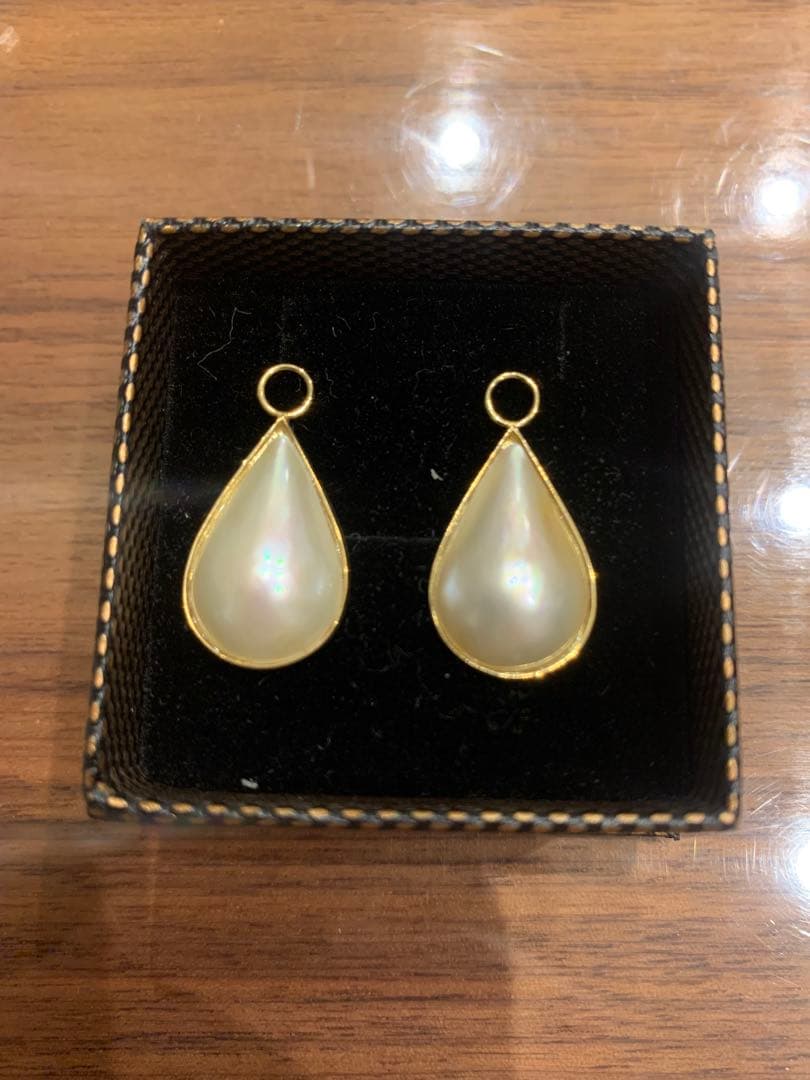 GSTV マベ真珠チャーム　18k