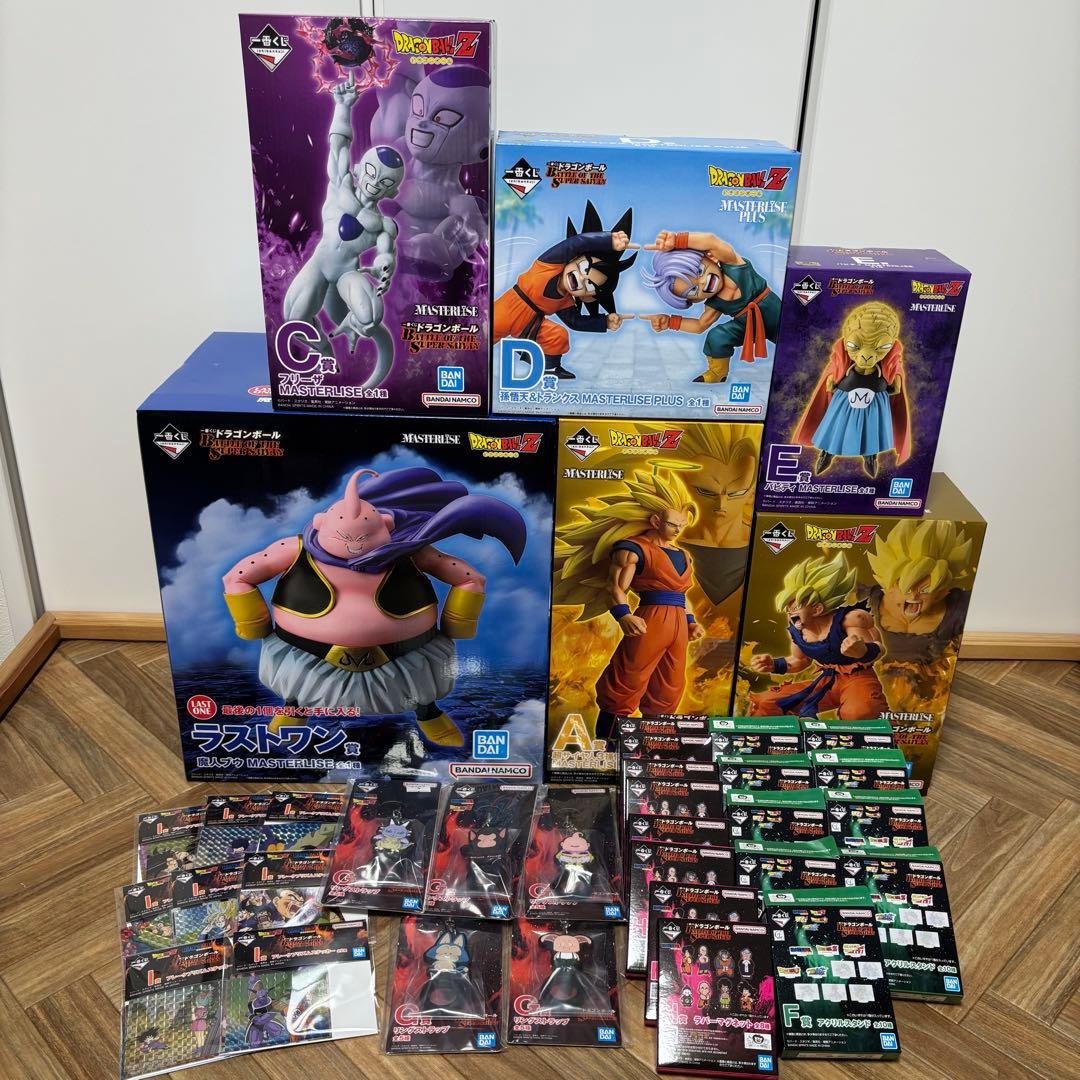 ドラゴンボール　一番くじ　フィギュア　コンプリート