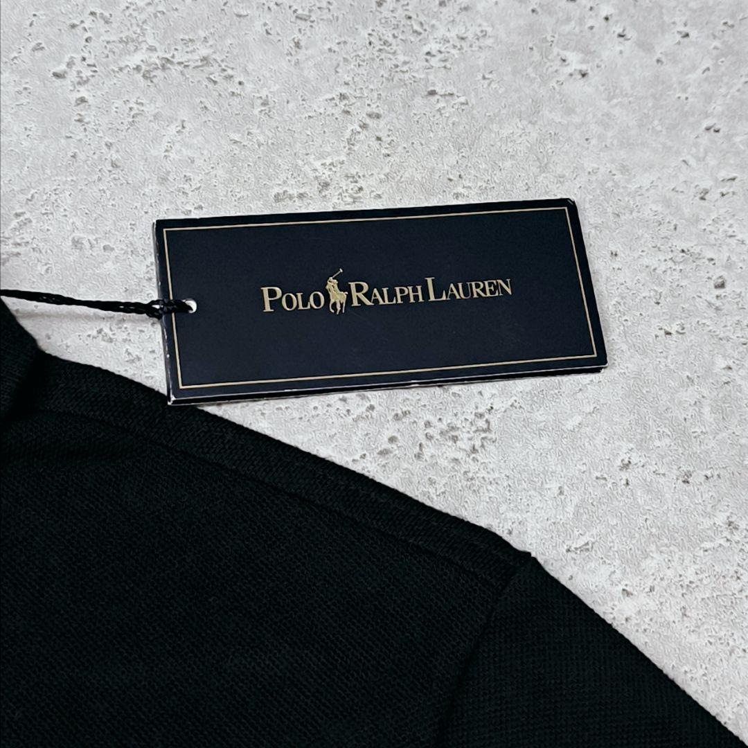 POLO RALPH LAUREN ポロシャツ　刺繍　ブラック　ビッグポニー