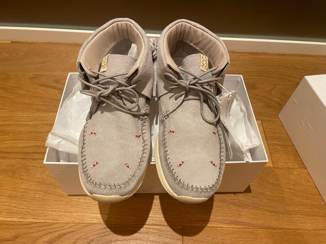 靴 visvim FBT LHAMO-FOLK GREY M10