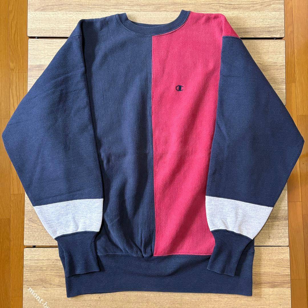 【珍ピオン】 チャンピオン 90s USA製 リバースウィーブ XL クレイジー