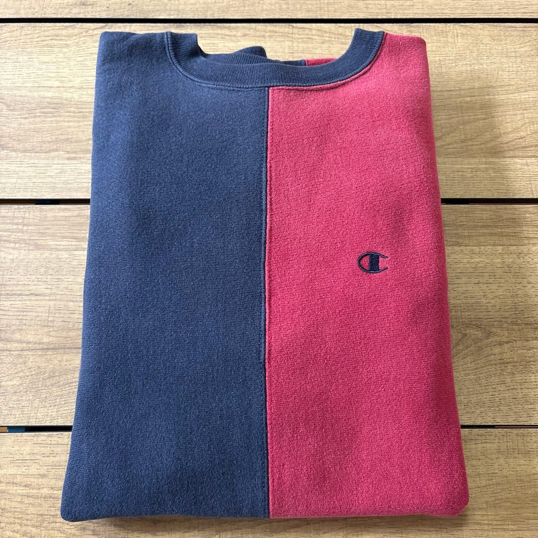 【珍ピオン】 チャンピオン 90s USA製 リバースウィーブ XL クレイジー