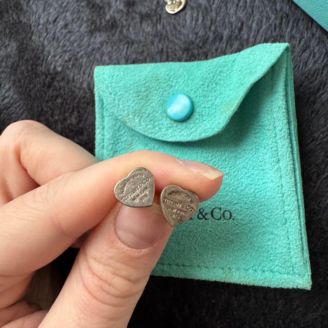 ティファニー ハート タグ ピアス