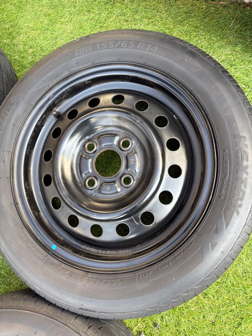 155/65R14 ブリヂストン　2020年　夏タイヤ　ラジアル　ホイール4本