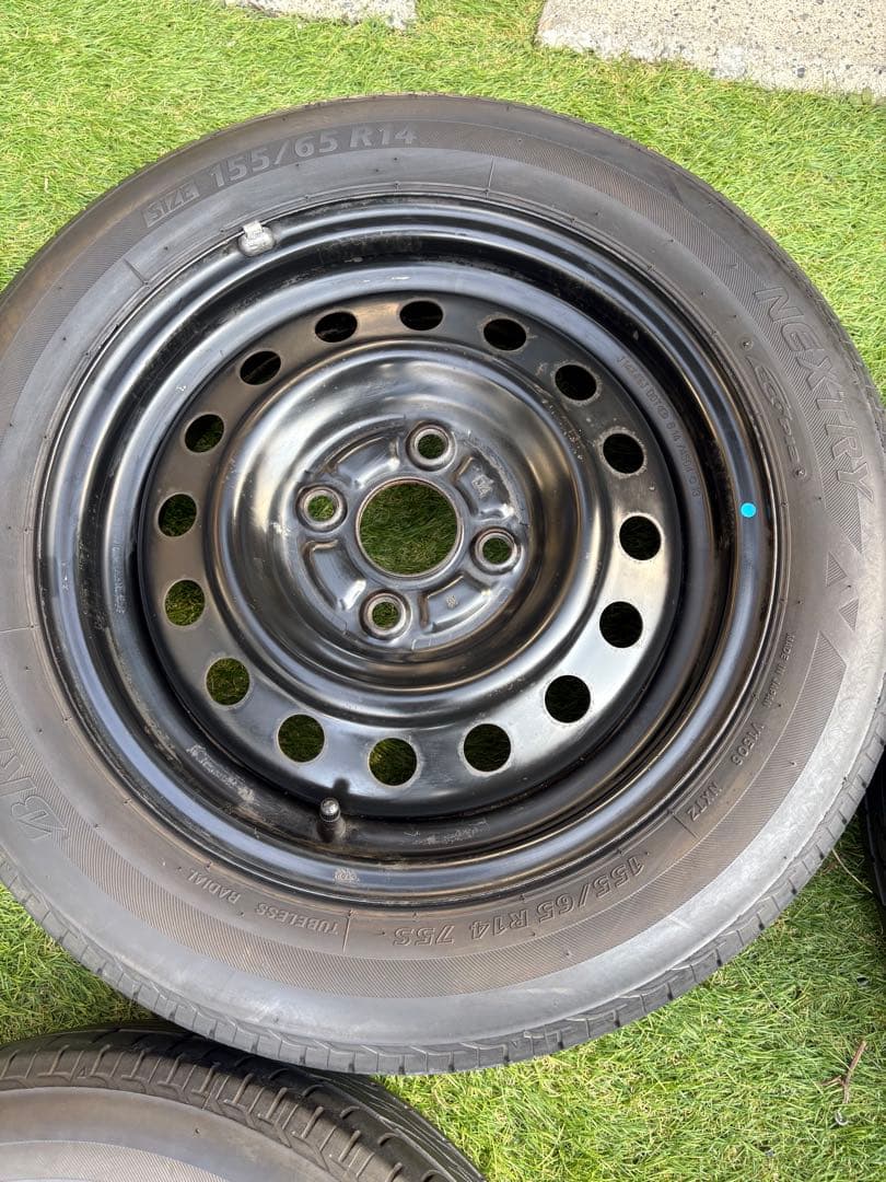 155/65R14 ブリヂストン　2020年　夏タイヤ　ラジアル　ホイール4本