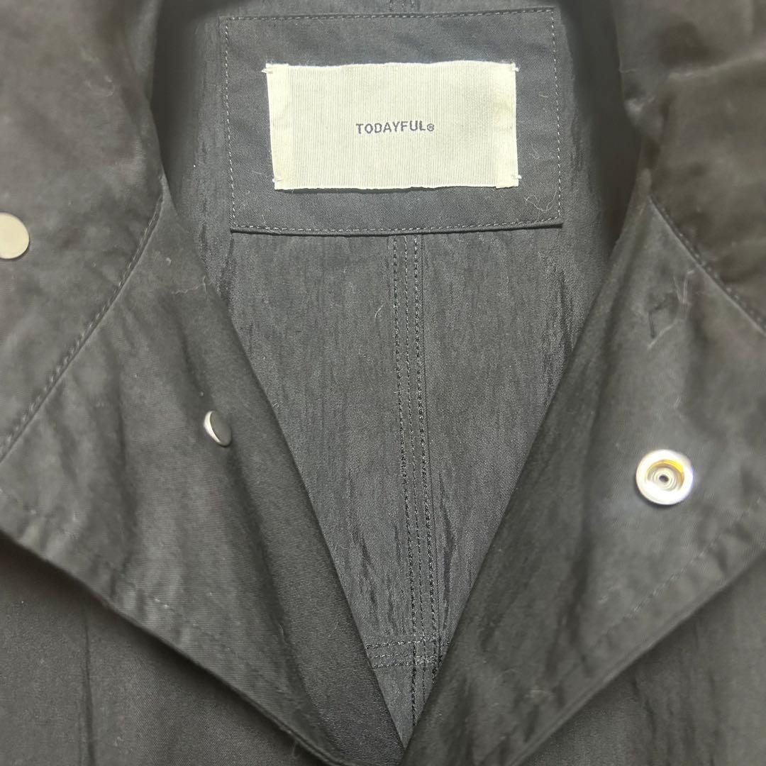 todayfulボーイフレンドスタンドカラーブルゾン(ブラック36)