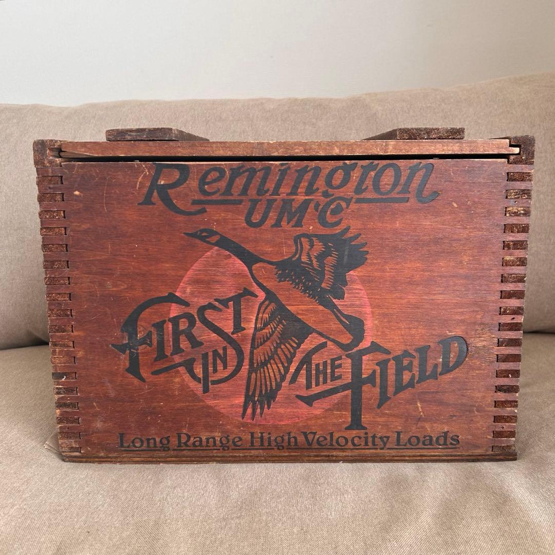 Remington アンティーク木箱　弾薬