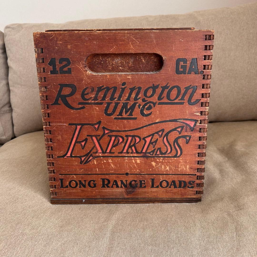 Remington アンティーク木箱　弾薬