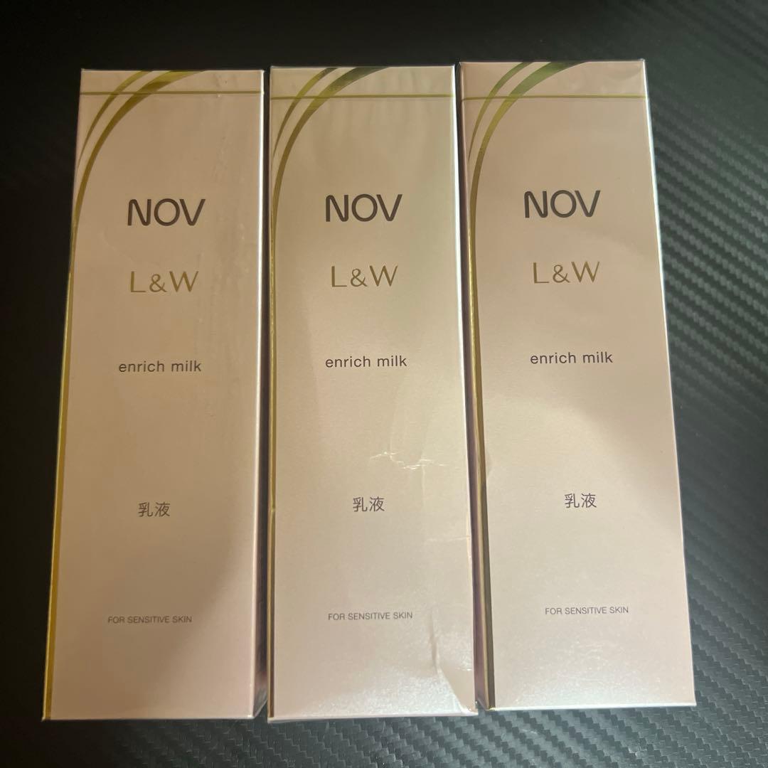 ノブ Ｌ＆Ｗ エンリッチミルク 80mL 3個セット
