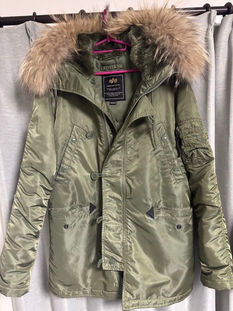 ALPHA INDUSTRIES N-3B ミリタリー ジャケット L