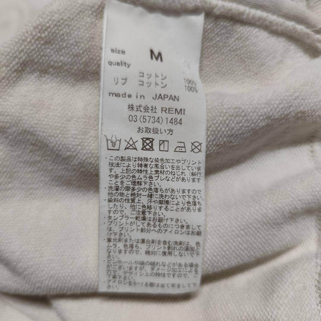 THE SHISHIKUI×REMI RELIEF CRUSHED スウェットM