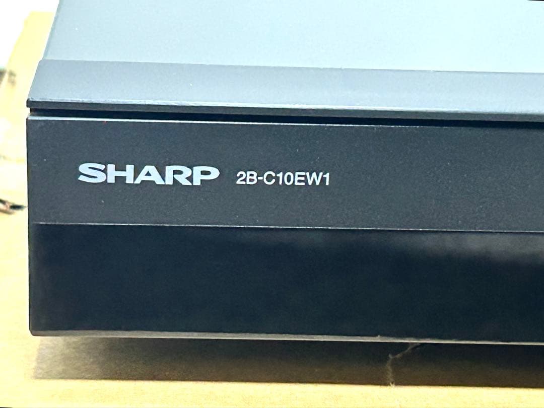 SHARP ブルーレイディスクレコーダー 2B-C10EW1 1TB