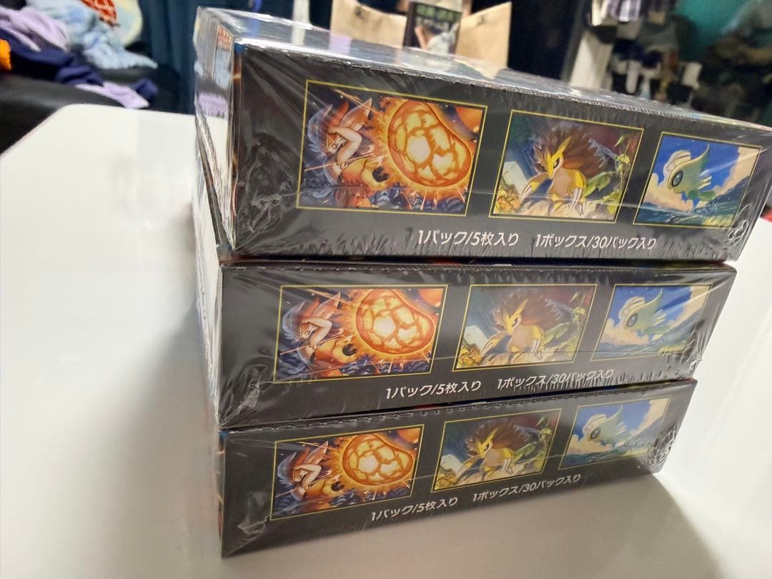 ポケモンカード　メガブレイブ3box&メガシンフォニア2box シュリンク付き