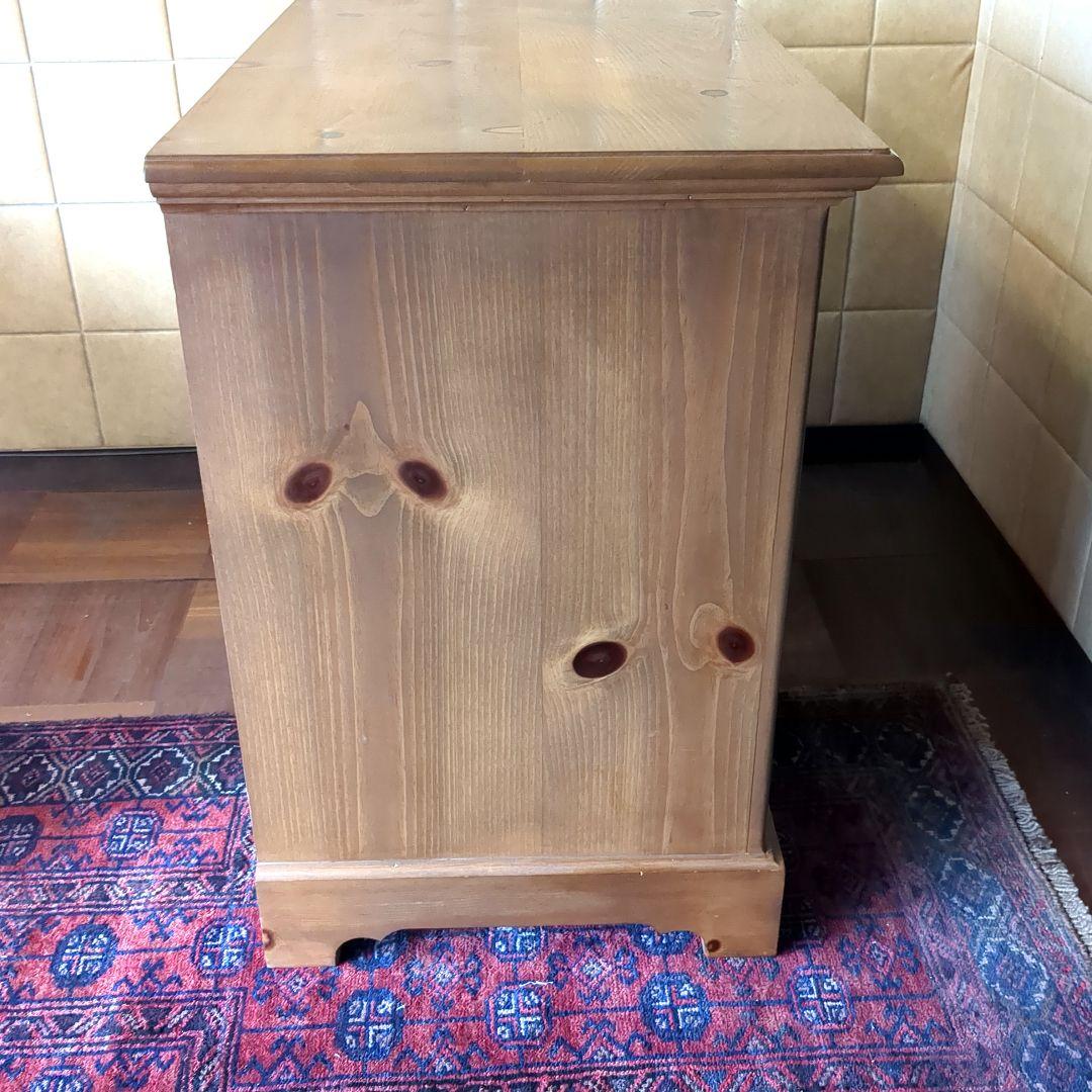 みびょ　パイン材　4段チェスト　箪笥　カントリー