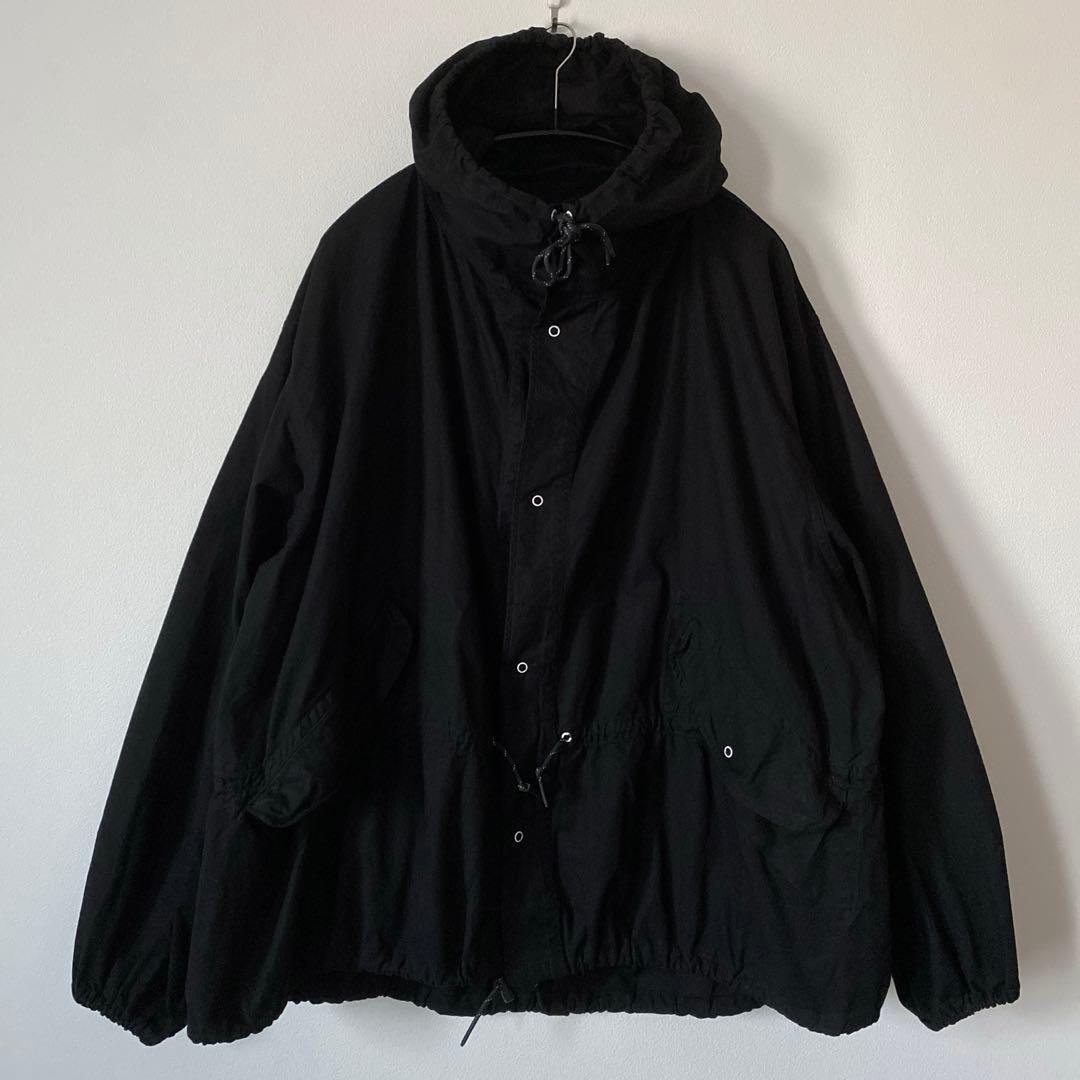 70's 米軍 U.S.ARMY スノーカモ パーカー 短丈 リメイク ブラック