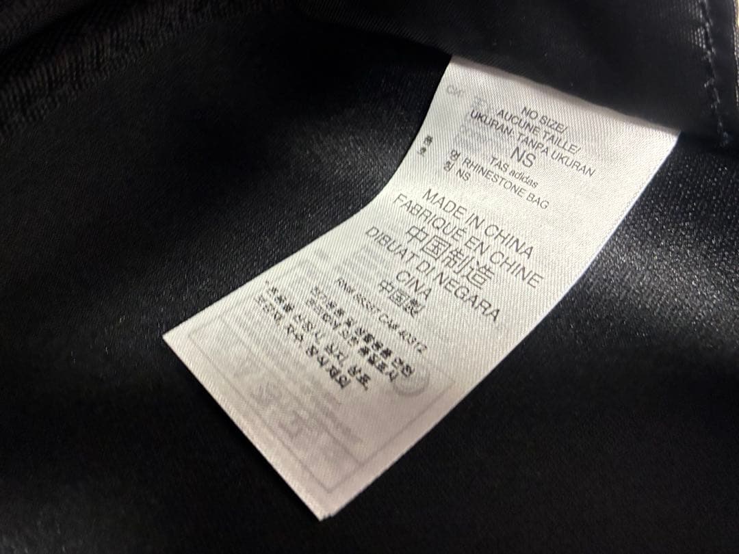 【美品】 adidas アディダス ラインストーン クラッチバッグ バンドバッグ